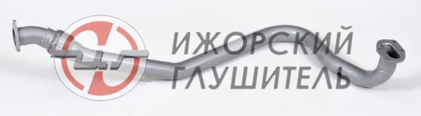 Труба преимная ВАЗ 21074 с отв. под датчик, с гофрой Арт.136192